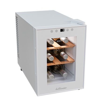 Винный шкаф Meyvel MV06-TWF1 термоэлектрический отдельностоящий белый